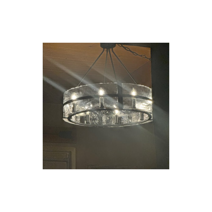 17 Stories 8-Light Dimmable Drum Chandelier & Reviews - Wayfair Canada